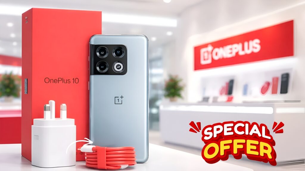 OnePlus 10T 5G con batería de 7000 mAh, diseño curvo elegante y carga rápida SUPERVOOC de 150W