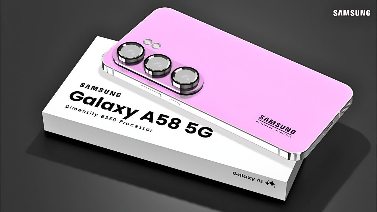 Samsung Galaxy A58 5G: Batería de 6000 mAh, Cámara de 108 MP y Dimensity 8350 – Especificaciones Completas